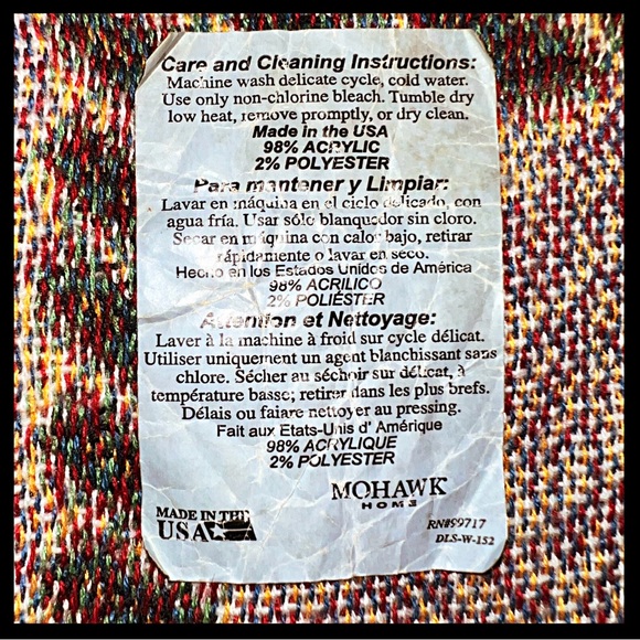 MOHAWK 🌟🌟USA🌟🌟TAPESTRY THROW BLANKET ~ U.S. ARMY - Picture 7 of 7